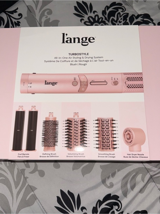 Lange Accessories - l'ange Blush Pink TurboStyle All-in-One Hair Styling & Drying System